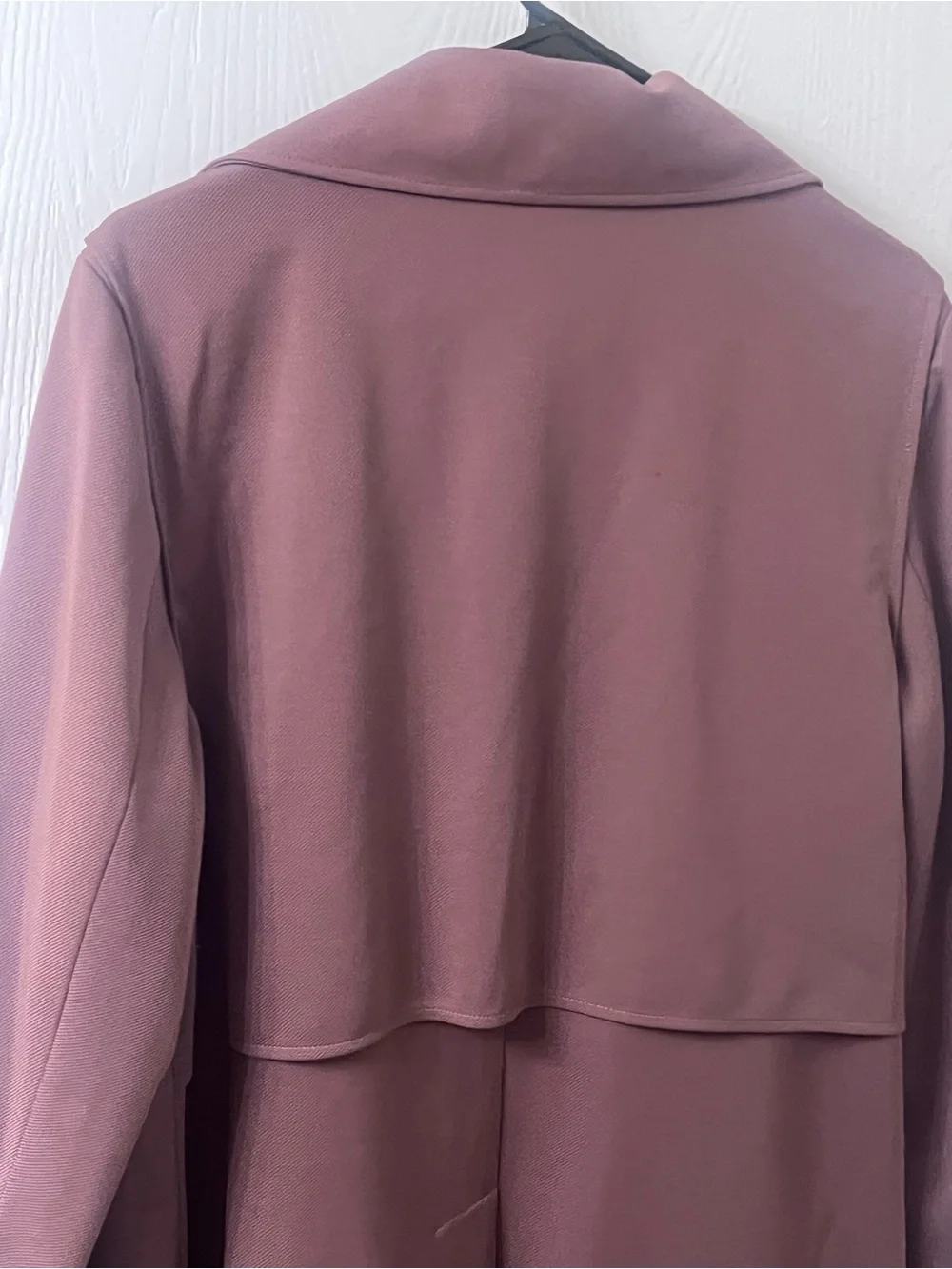 Adrianna Papell Dusty Mauve Trench Coat